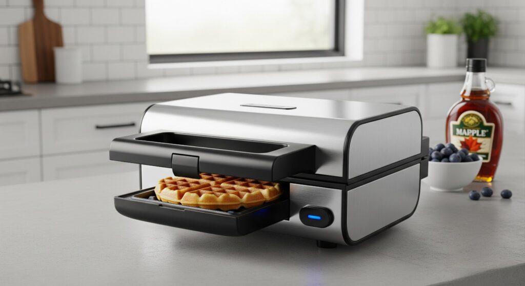 Electric waffle maker