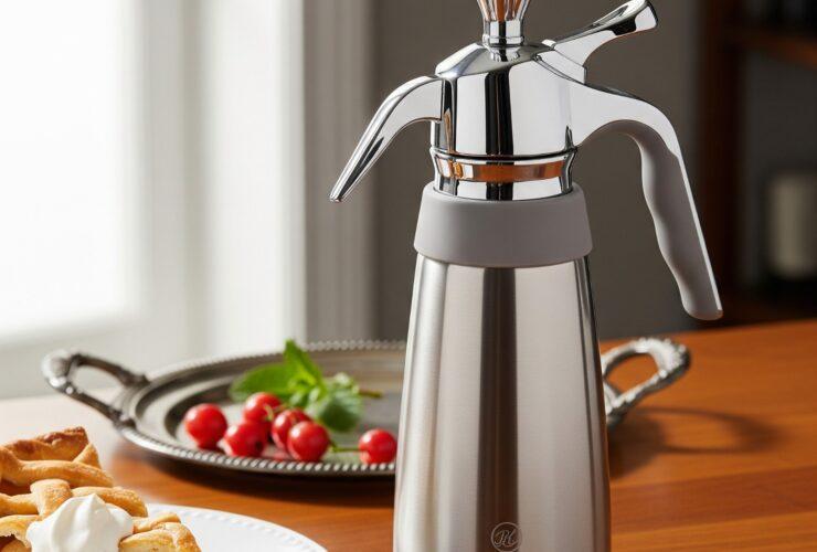 Whipped cream dispenser