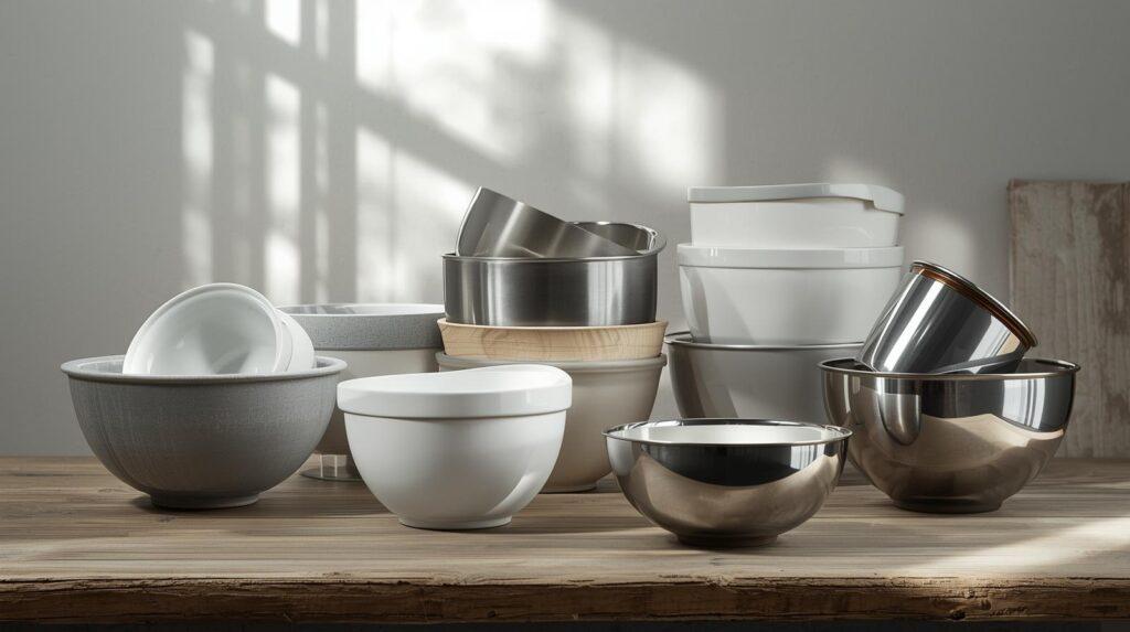stainless steel mixing bowls